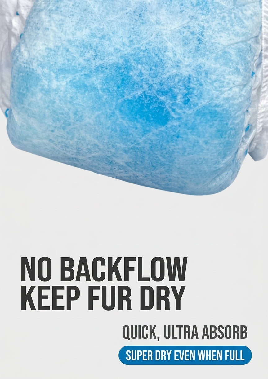 Cozipup™️ Comfort-Fit Breathable Male Dog Wraps